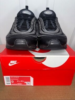Nike Men’s Air Max 97 Black and Gray Sneakers